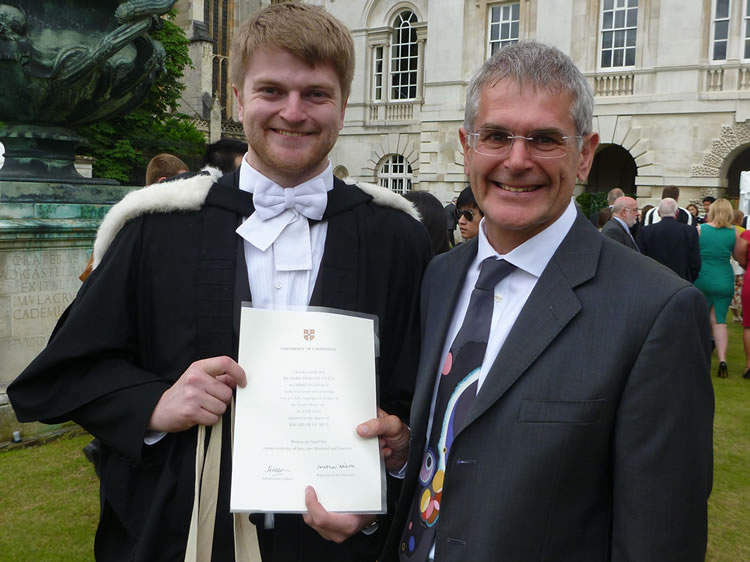 Richard Steele and his father Chris